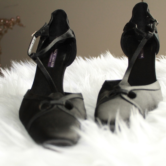 Purple label Ralph Lauren black pumps size 9 - Picture 3 of 8